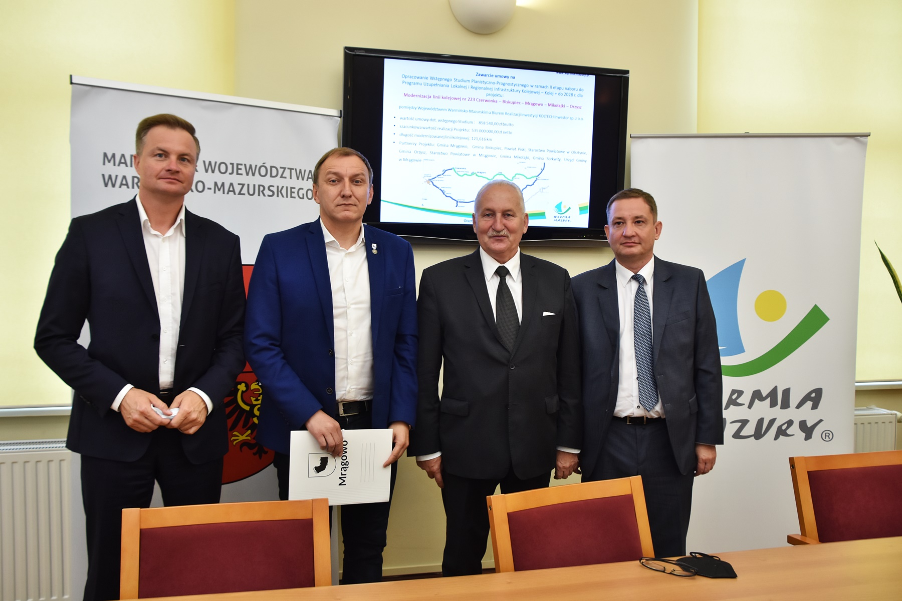 Obraz artykułu - Umowa na wykonanie dokumentacji dla linii kolejowej przez Mrągowo podpisana!