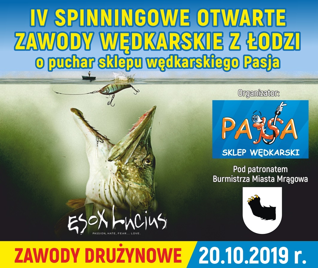 Zapraszamy do udziału w zawodach wędkarskich!