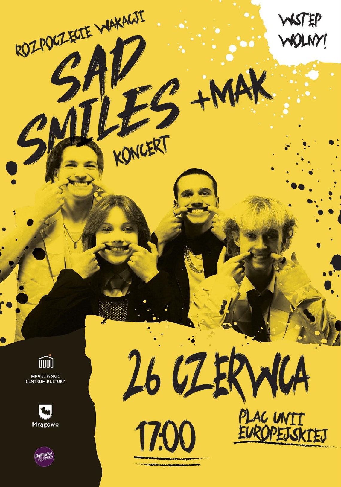 Koncert Sad Smiles na dobry początek wakacji