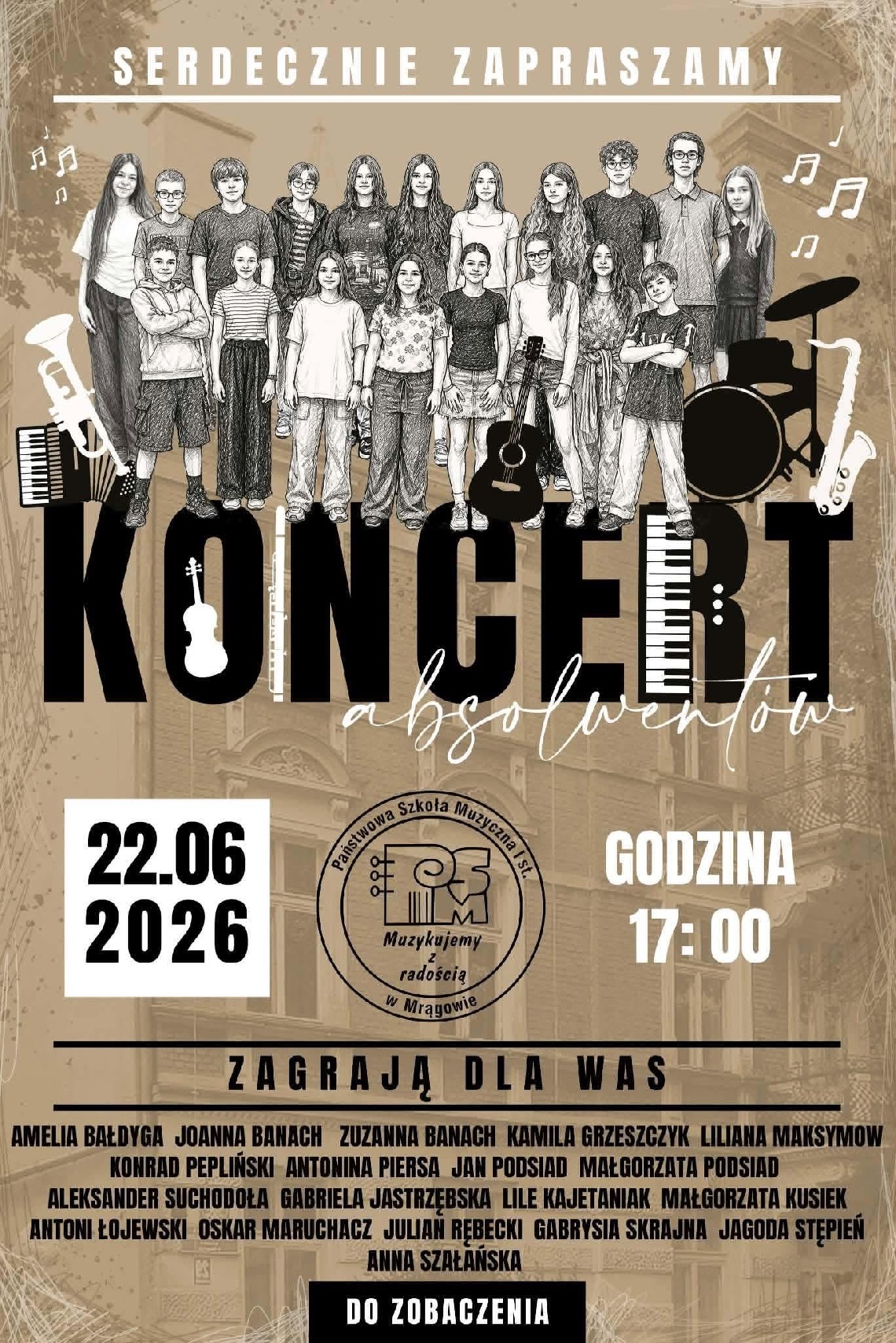 Koncert Absolwentów Szkoły Muzycznej