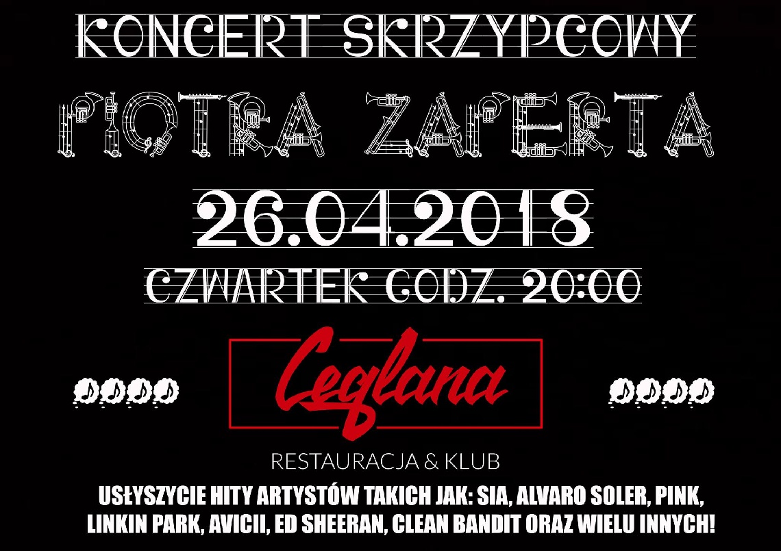 Koncert skrzypcowy Piotra Zaperta
