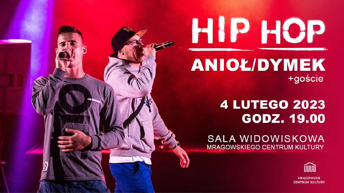 Hip-hopowy koncert w Mrągowie