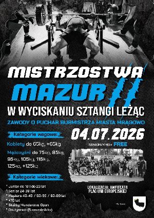 Mistrzostwa Mazur w Wyciskaniu Sztangi Leżąc