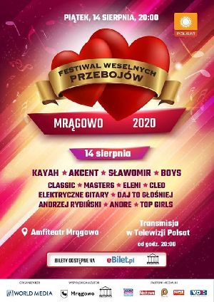 Festiwal Weselnych Przebojów - Mrągowo 2020!