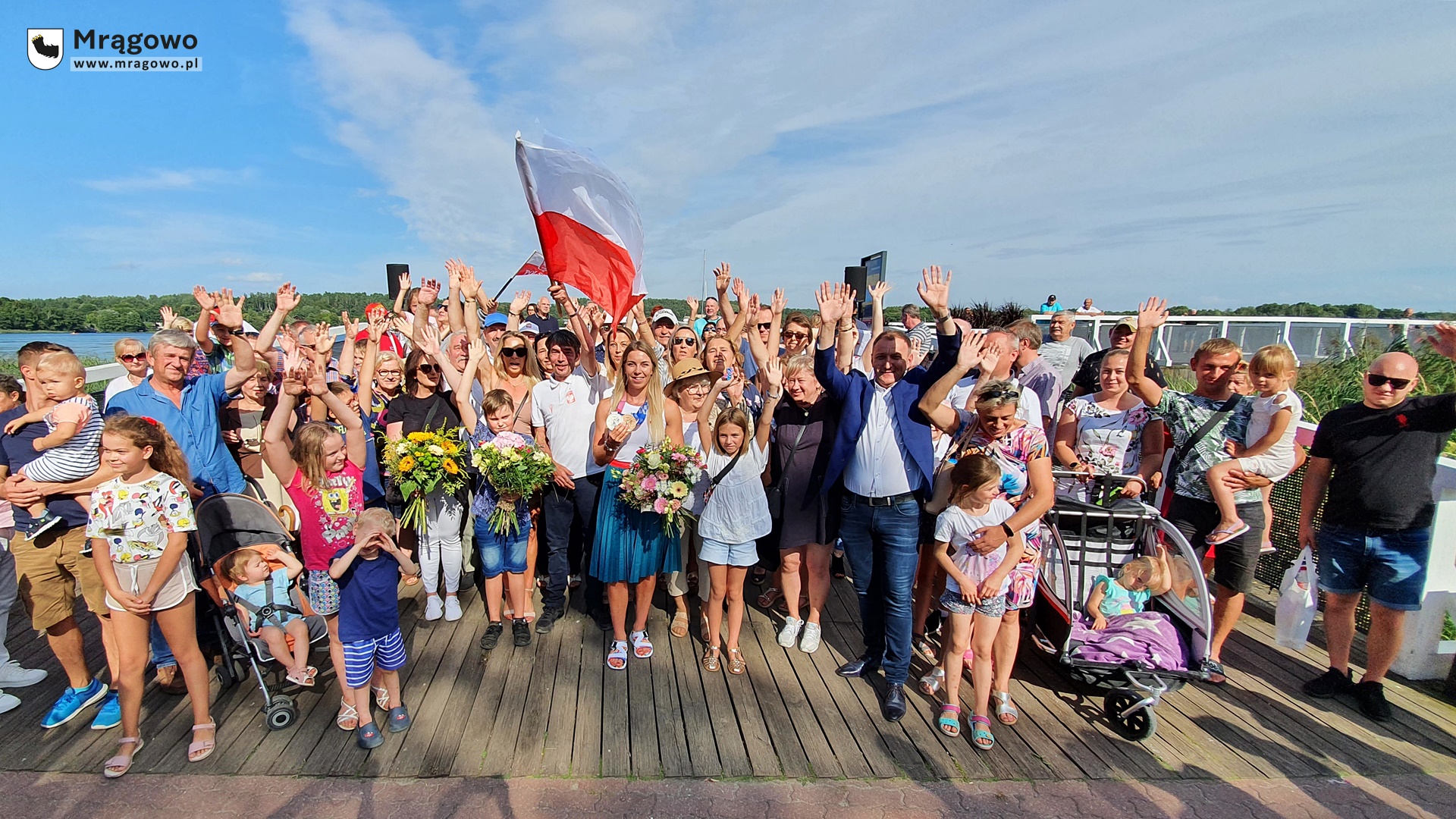 Obraz artykułu - Mrągowianie powitali olimpijkę Annę Puławską! [VIDEO+ZDJĘCIA]