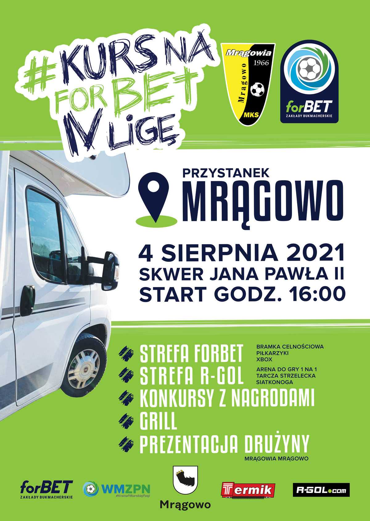 plakat objazdowy 4 ligi for bet