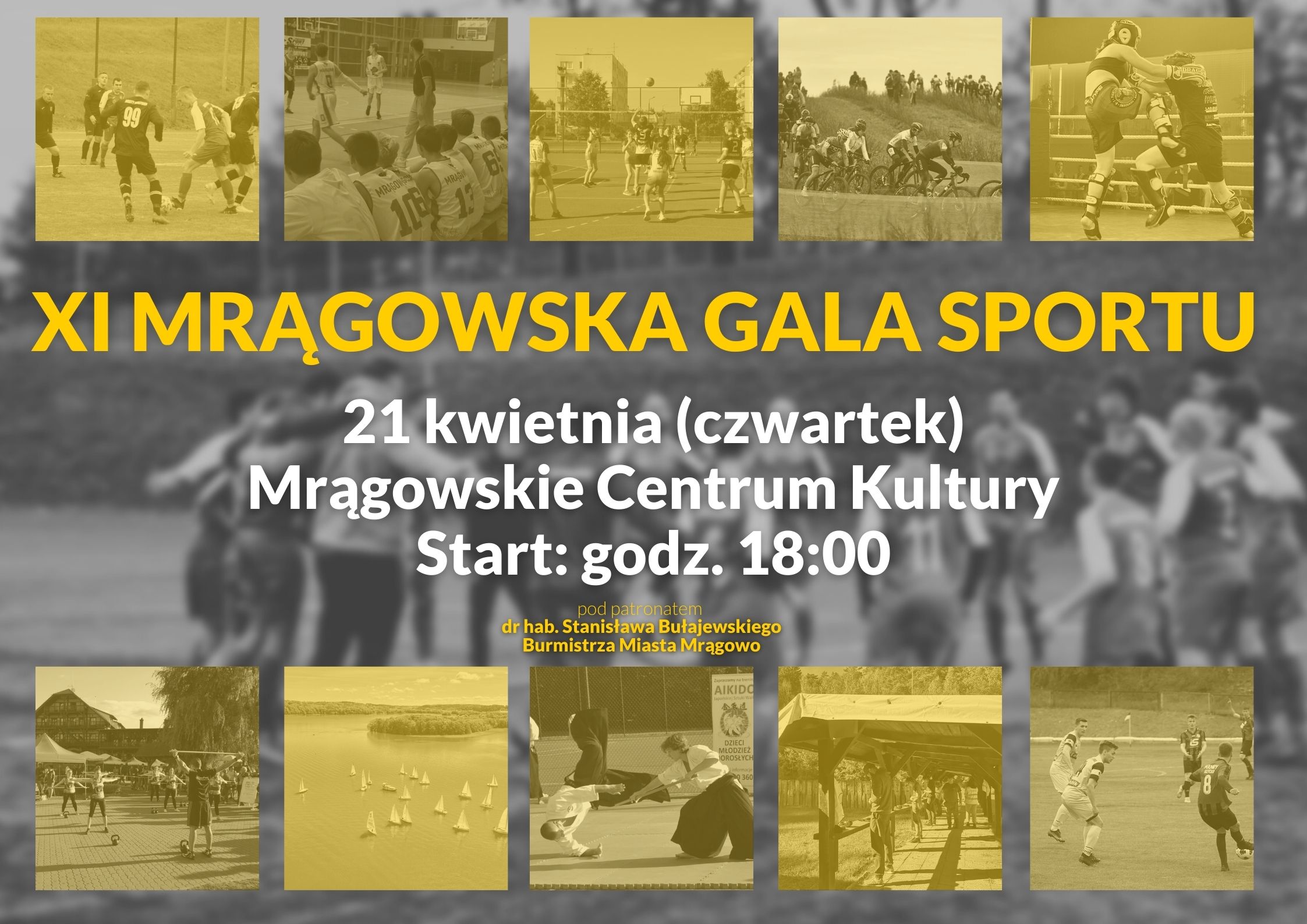 Obraz artykułu - XI Mrągowska Gala Sportu. Zaproszenie