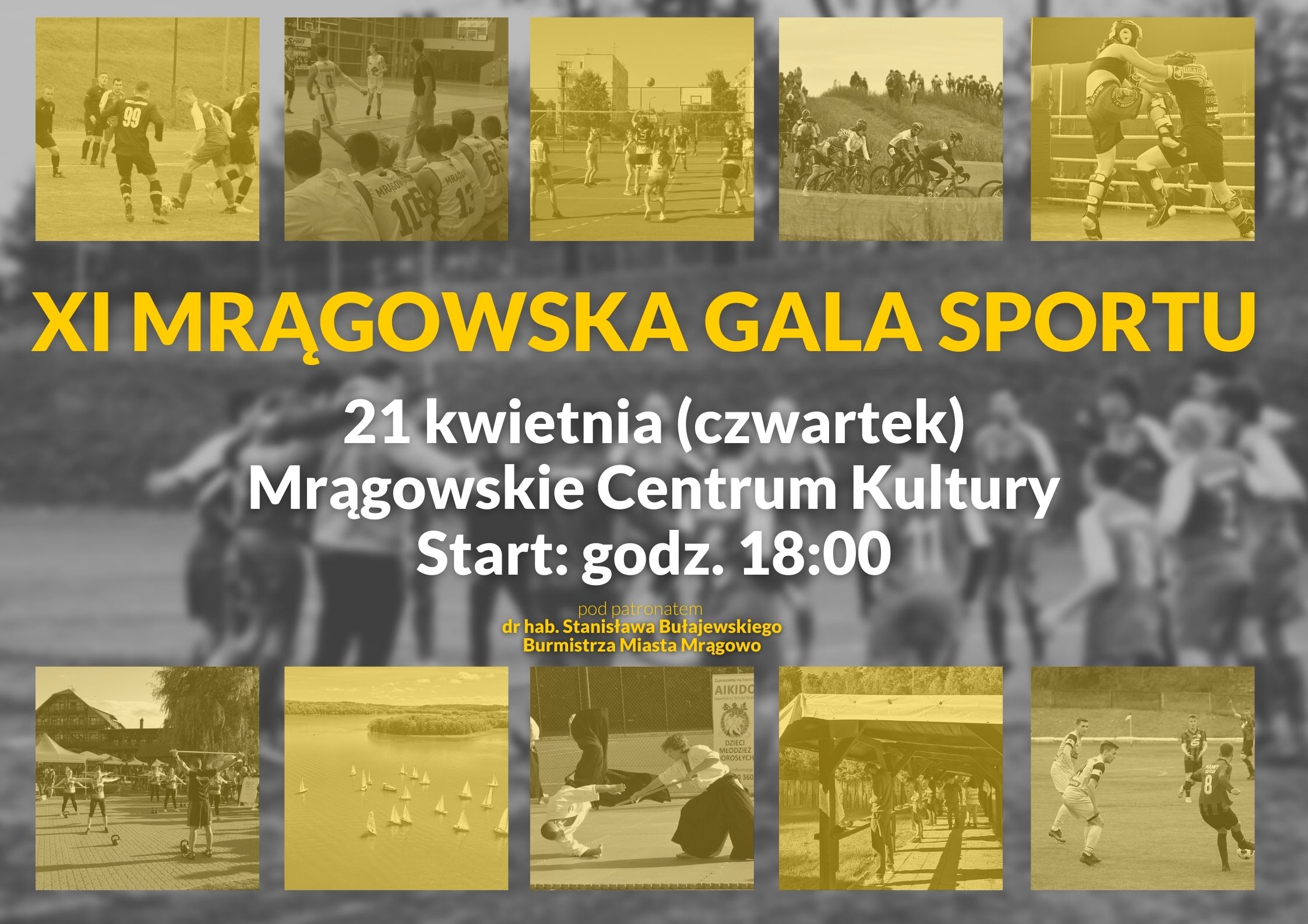 Obraz artykułu - XI Mrągowska Gala Sportu. Zaproszenie