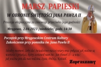 Obraz dla: Marsz Papieski w Mrągowie. Zaproszenie