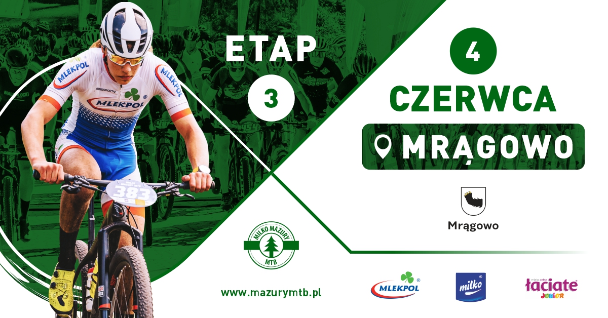 Obraz artykułu - Popularny cykl wyścigów kolarstwa górskiego znów w Mrągowie! 4 czerwca zapraszamy na Milko Mazury MTB!