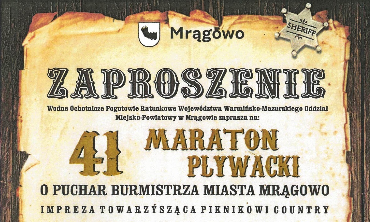 Obraz artykułu - Maraton Pływacki na jeziorze Czos. Zawodnicy powalczą o puchar burmistrza i nagrody!