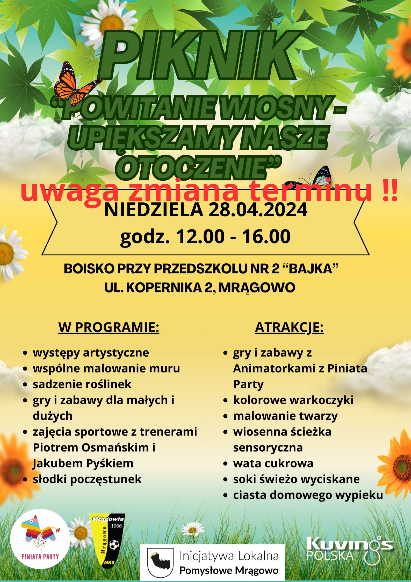 uwaga zmiana terminu 1