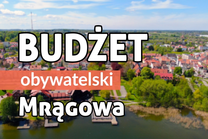Obraz główny sekcji, dla artykułu: Rusza Mrągowski Budżet Obywatelski 2025. Czekamy na Wasze pomysły!
