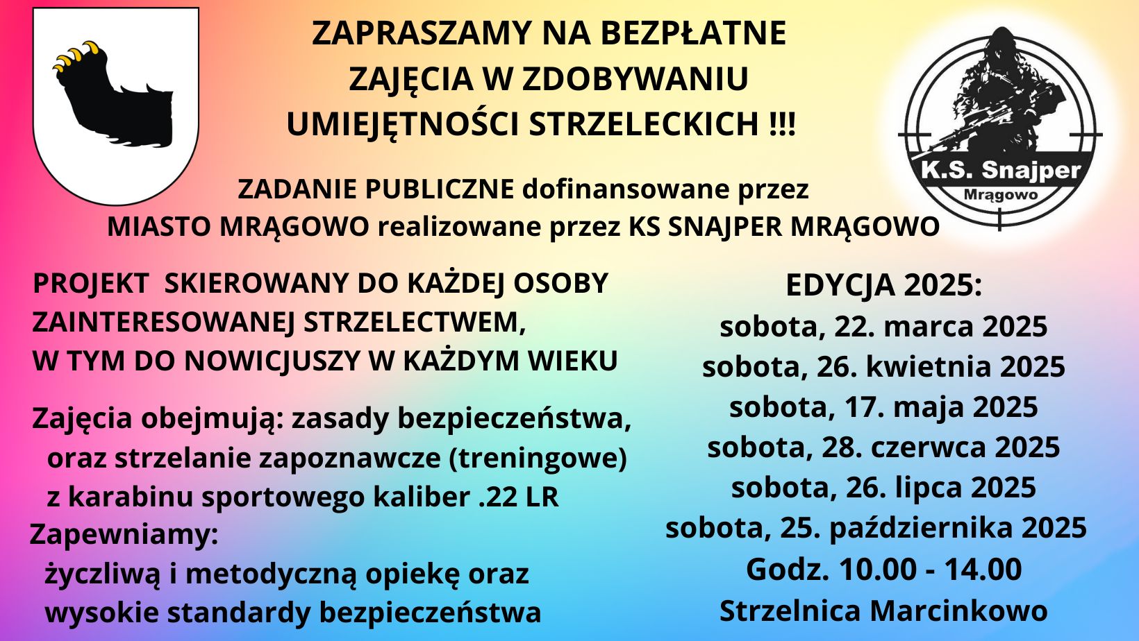 Obraz artykułu - Bezpłatne zajęcia ze strzelectwa. Zaproszenie
