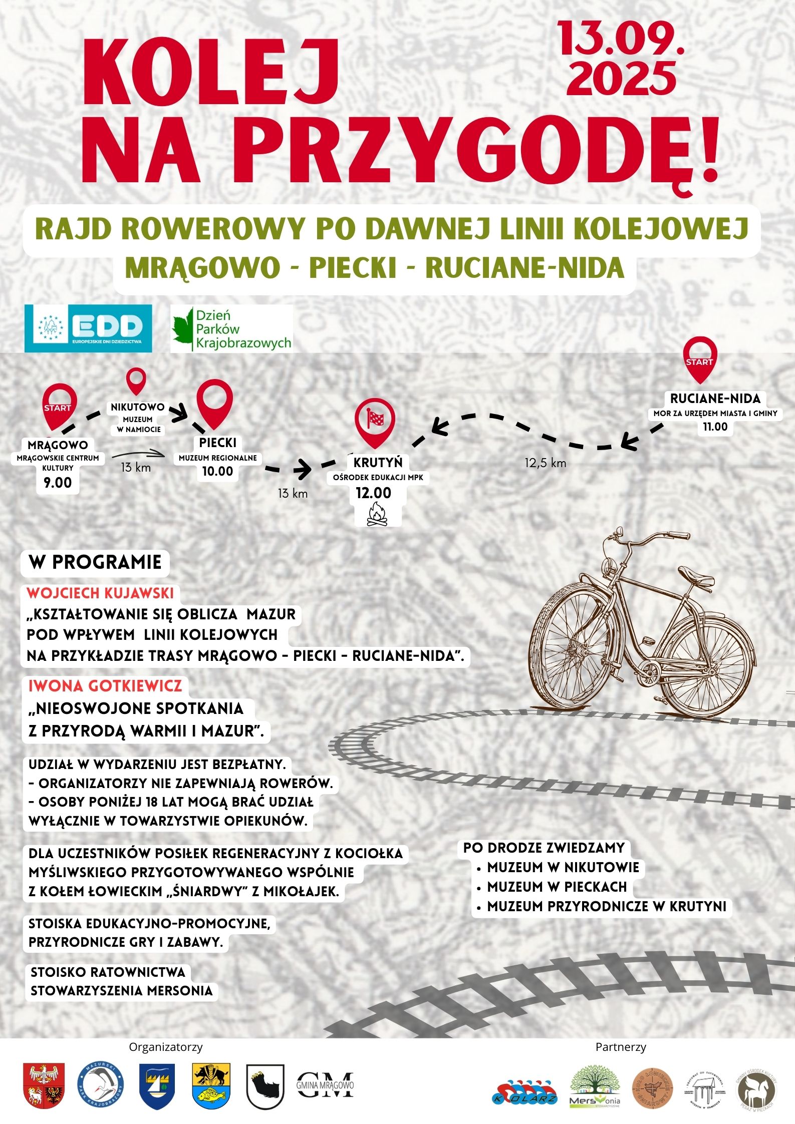 Obraz artykułu - KOLEJ NA PRZYGODĘ! Rowerowy rajd po dawnej linii kolejowej