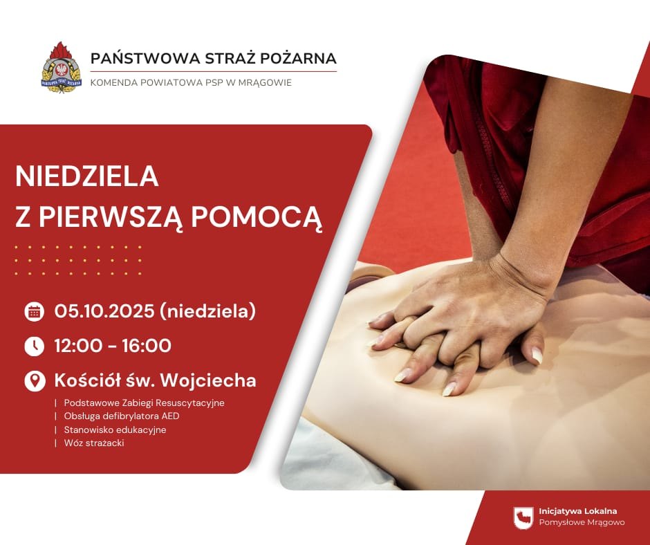 Obraz artykułu - Niedziela z pierwszą pomocą. Zaproszenie