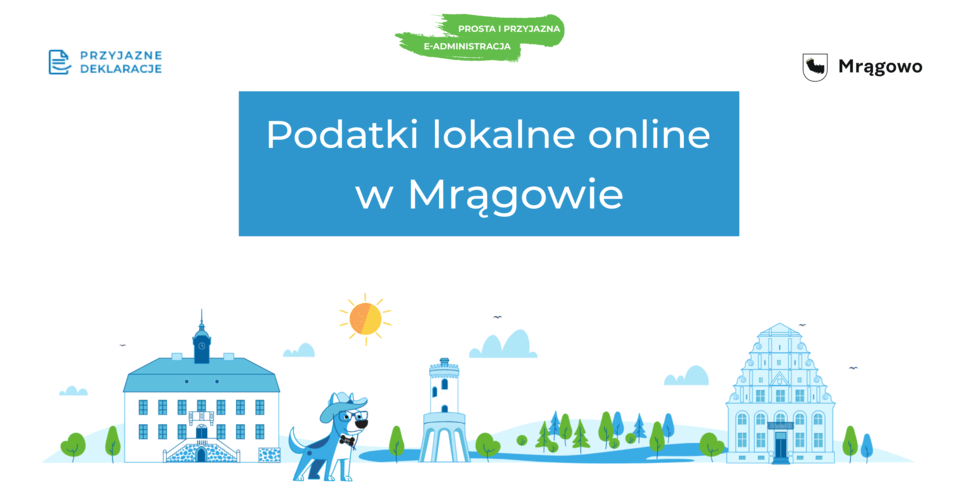 Podatki lokalne online w Mrągowie