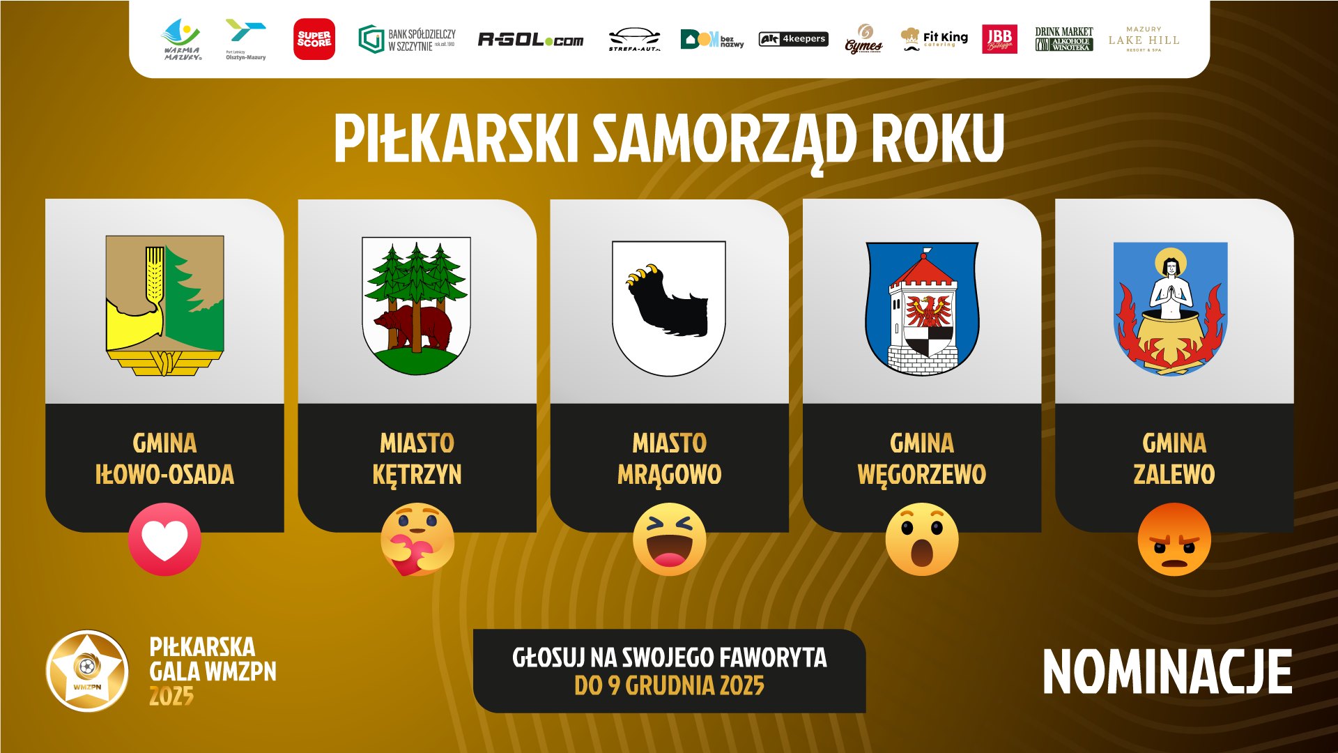 Obraz artykułu - Piłkarski plebiscyt WMZPN. Głosuj na Mrągowo!