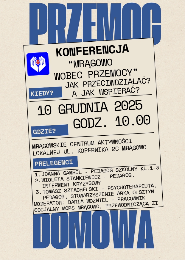 Obraz artykułu - Mrągowo wobec przemocy -  konferencja ekspercka na finał trzech miesięcy działań