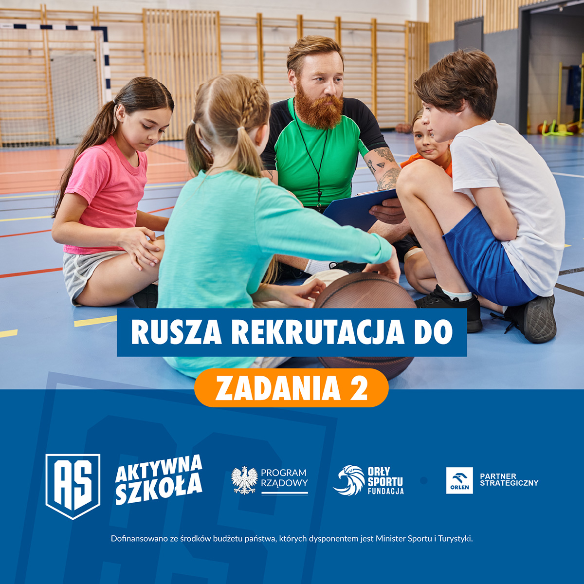 Obraz artykułu - Ruszyła rekrutacja do Zadania 2 programu Aktywna Szkoła!