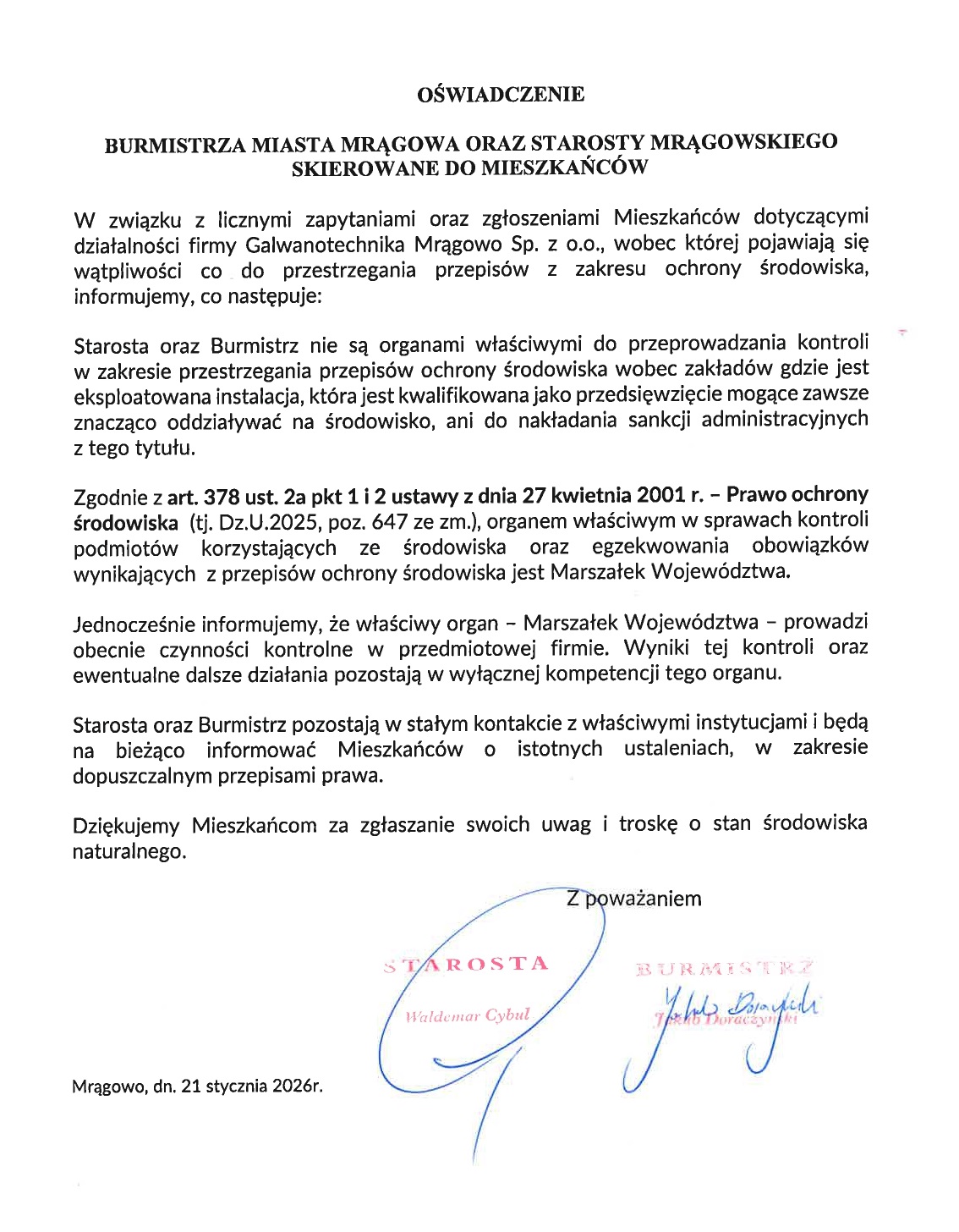 Komin oswiadczenie page 0001