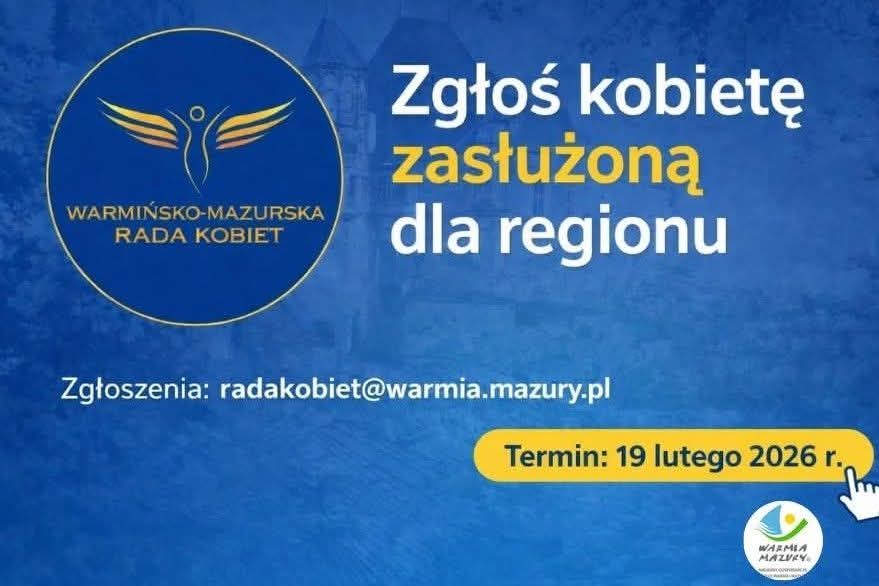 Obraz artykułu - Trwa nabór zgłoszeń kobiet zasłużonych dla rozwoju Warmii i Mazur