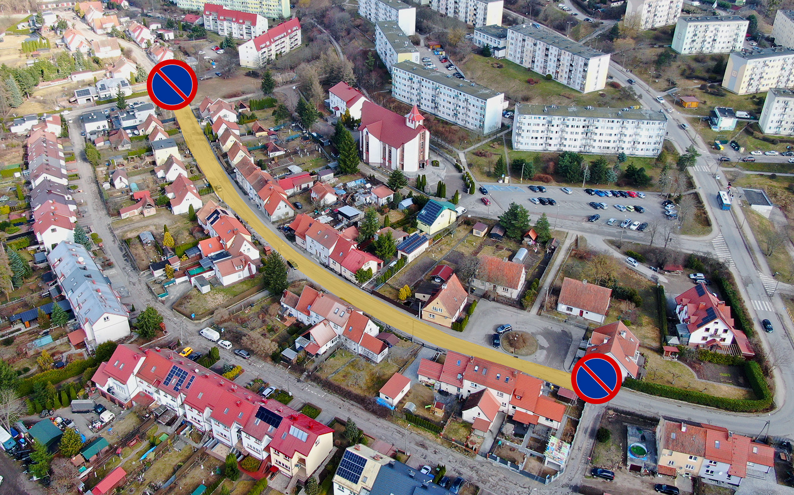 Obraz artykułu - Dla bezpieczeństwa i płynności jazdy. Zmiany na odcinku ul. Dziękczynnej