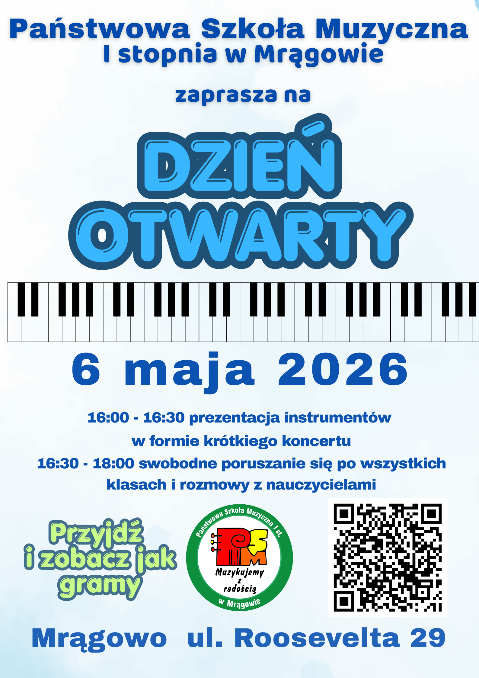 plakat dzień otwarty