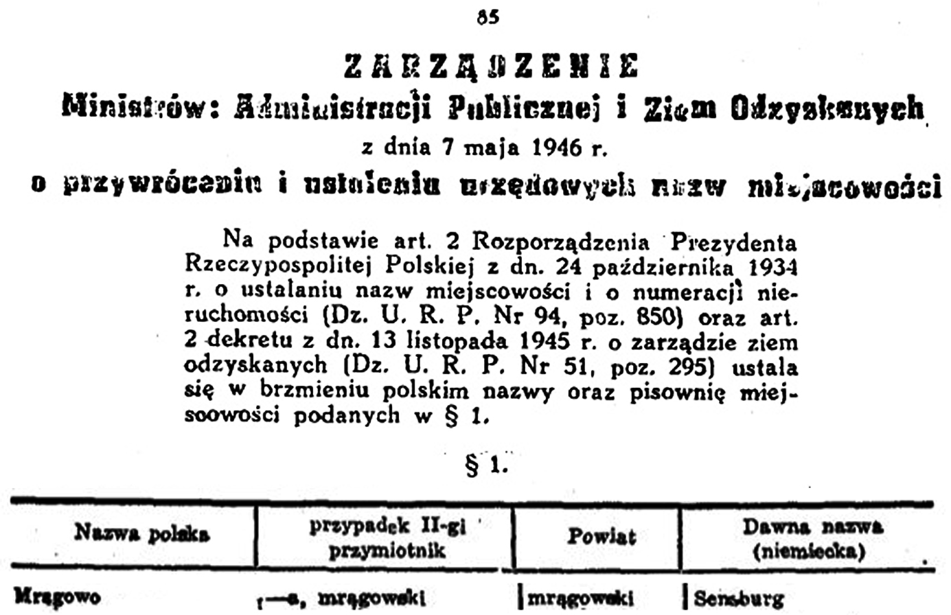 Obraz artykułu - Mrągowo ma 80 lat! Świętujemy przez cały 2026 rok 