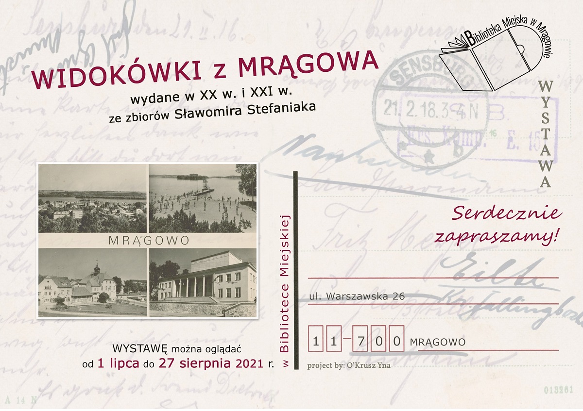 Obraz artykułu - Pocztówki z Mrągowa z XX i XXI wieku. Wystawa ze zbiorów Sławomira Stefaniaka